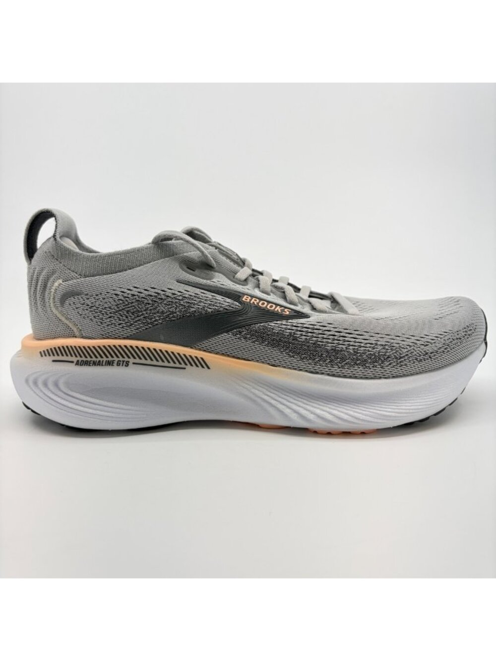 Brooks Adrenaline GTS 25 Womens Size 9 Gray Athletic Running Shoes Sneakers